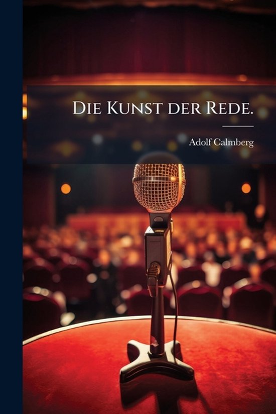 Die Kunst der Rede. - cover