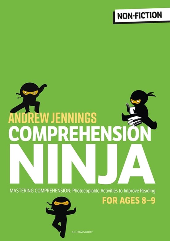 Comprehension Ninja for Ages 89 NonFiction Comprehension wor ... - cover