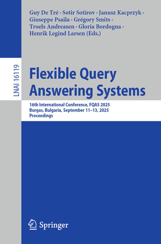 Lecture Notes in Computer Science16119- Flexible Query Answe ... - cover