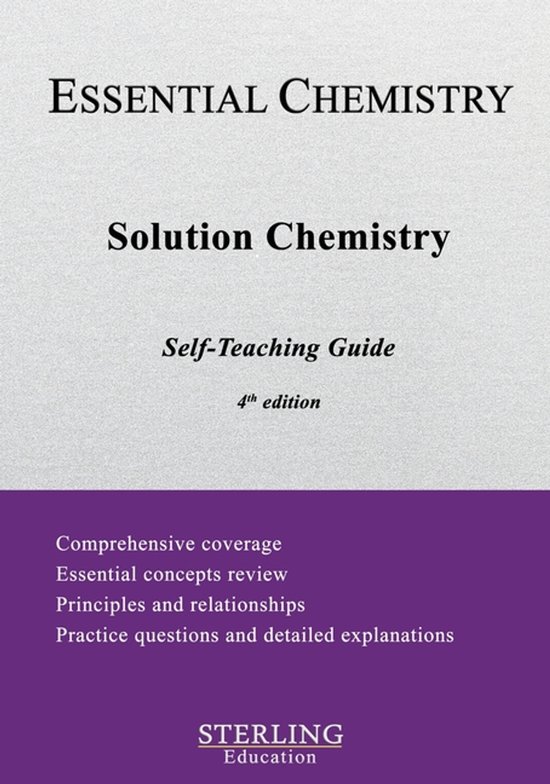 Essential Chemistry Self-Teaching Guides- Solution Chemistry ...