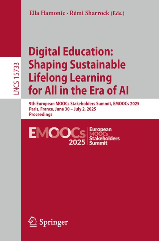 Lecture Notes in Computer Science15733- Digital Education: S ... - cover