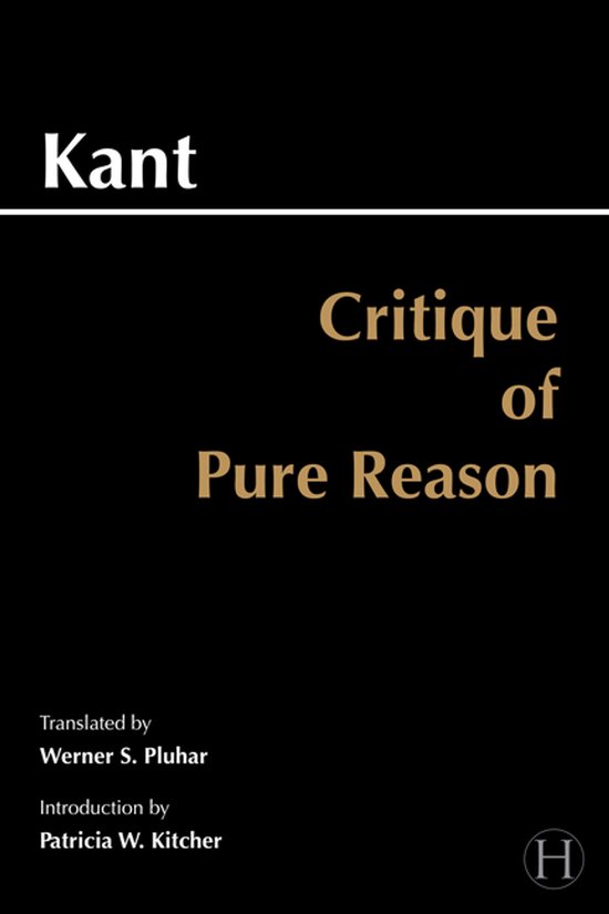 Critique Of Pure Reason - cover