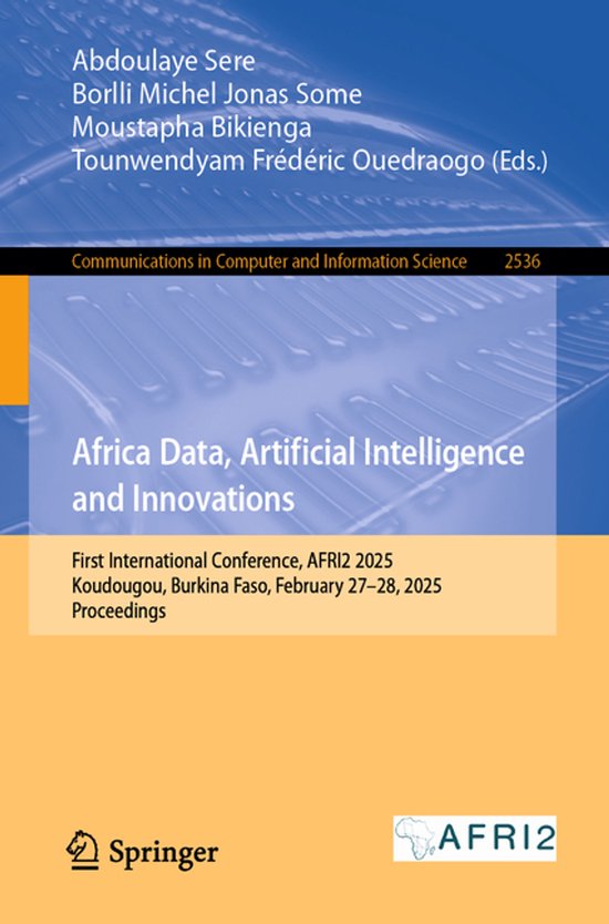 Communications in Computer and Information Science2536- Afri ... - cover