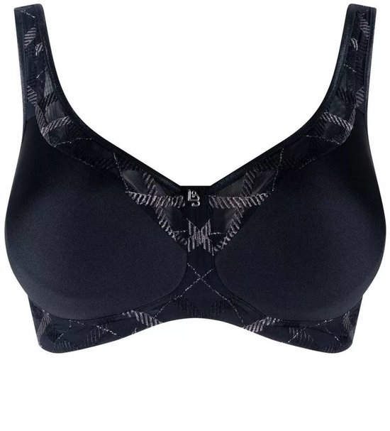 Soutien-Gorge Louisa Bracq Spacer Noir - Taille 110D - Coque - Neuf Avec Étiquettes