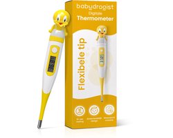 Babydrogist digitale Baby Thermometer met flexibele tip - Rectaal, oksel & oraal - Eend
