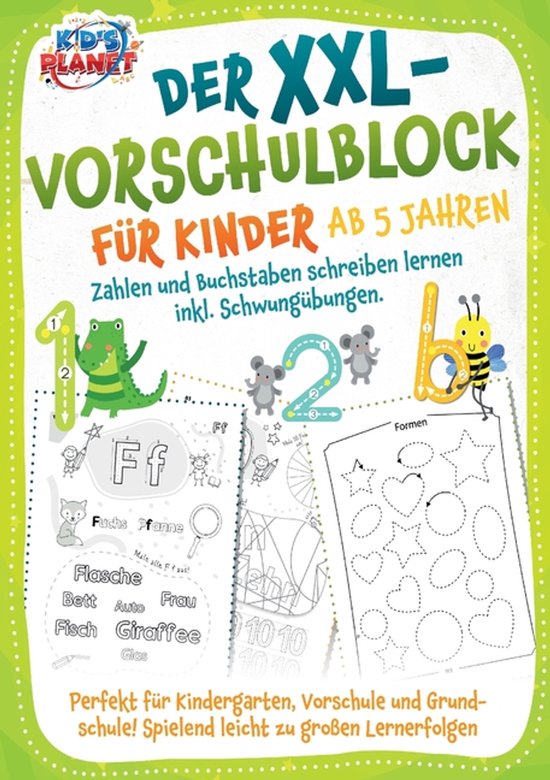 Der XXL-Vorschulblock für Kinder ab 5 Jahren - cover