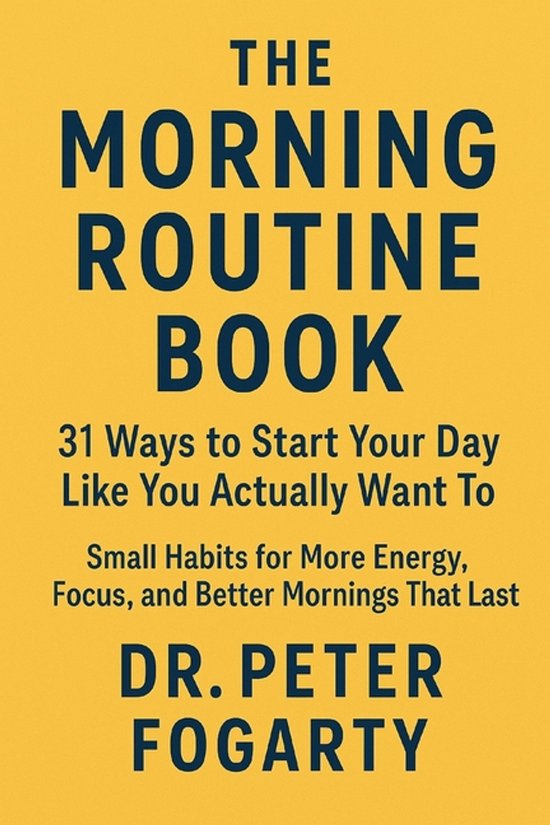 The Morning Routine Book - cover