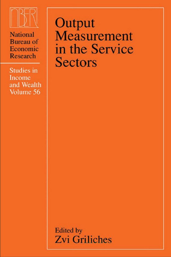 Output Measurement In The Service Sectors - cover