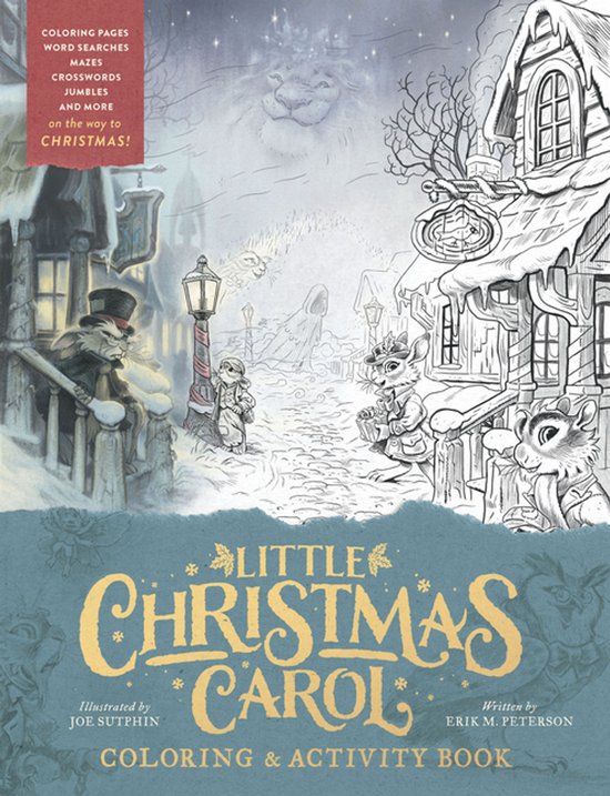 Little Christmas Carol Coloring & Activity Book - cover