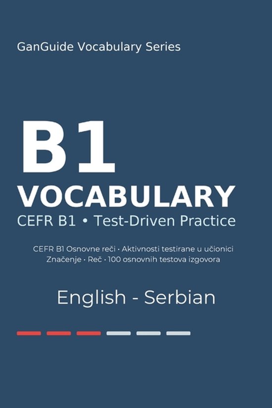 Ganguide Cefr Englesko-Srpski Rečnik- GanGuide B1 Engleski  ... - cover