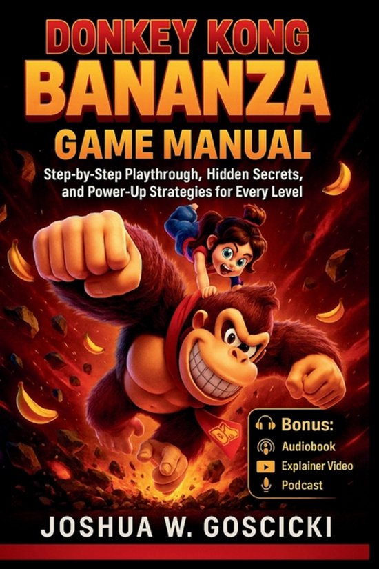 Donkey Kong Bananza Game Manual - cover