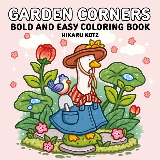 Garden Corners: Bold and Easy Coloring Book - cover