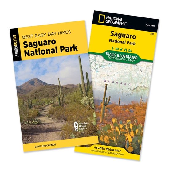 Best Easy Day Hiking Guide and Trail Map Bundle: Saguaro Nat ... - cover
