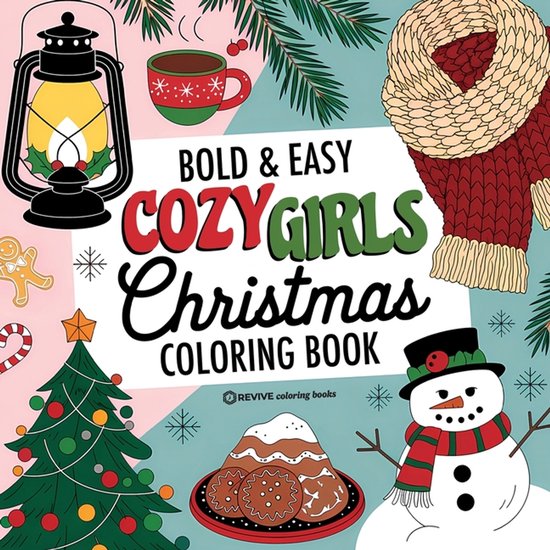 Bold & Easy Stress Relief Coloring Books- Bold & Easy Cozy G ... - cover
