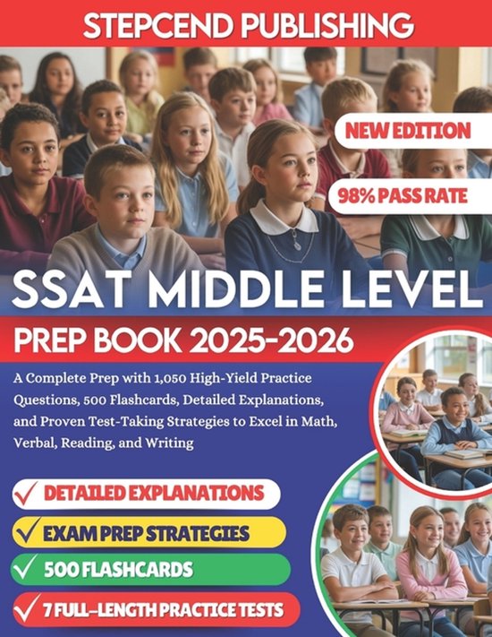 SSAT Middle Level Prep Book 2025-2026, Stepcend Publishing ...