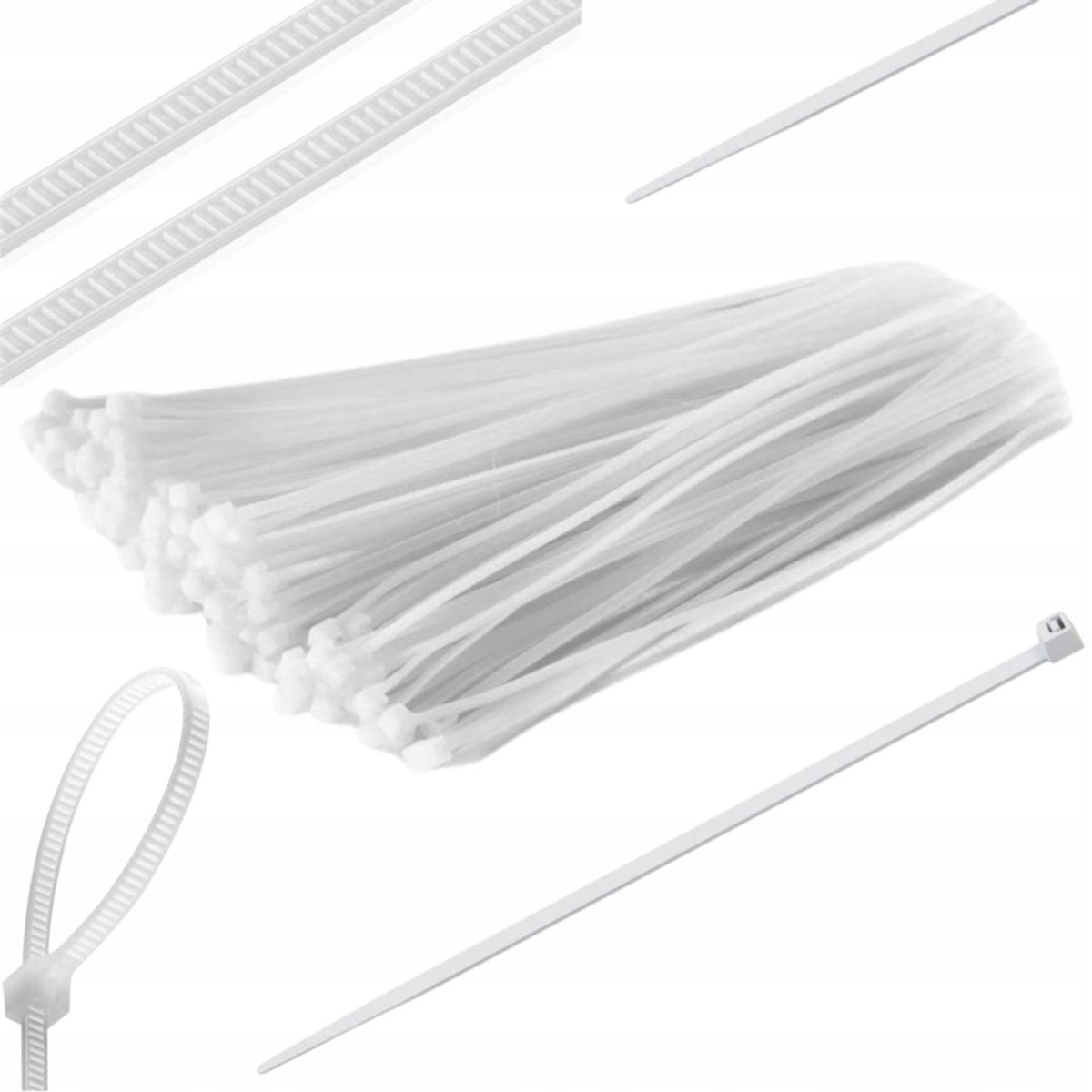 Stalco kabelbinders Nylon Wit 7,6x550mm 100st