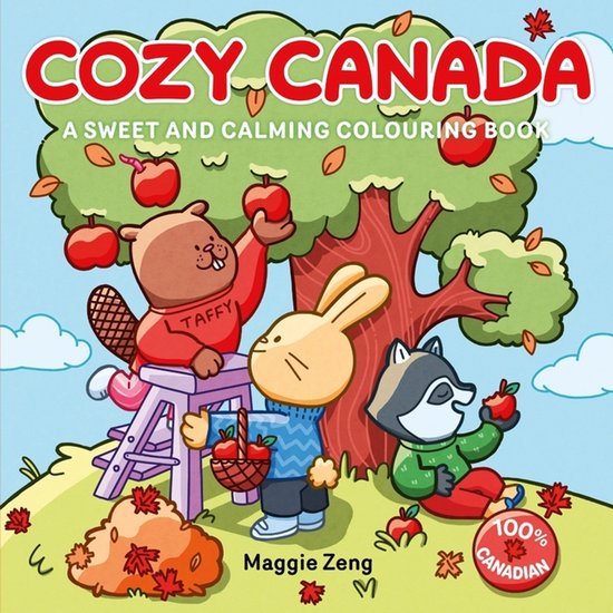 Cozy Canada: A Sweet and Calming Colouring Book - cover