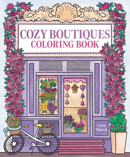 Cozy Boutiques Coloring Book
