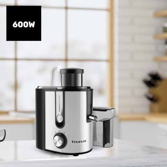 Compacte Sapcentrifuge 600W 1,2 Liter 44dB Roestvrij Staal van Merkloos — afbeelding 5