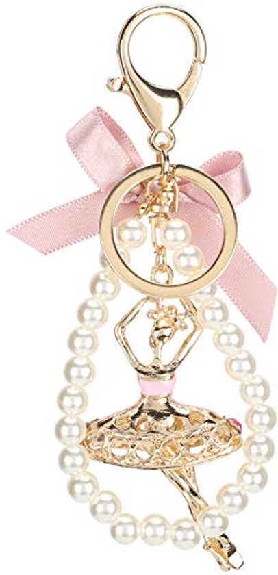 Bloch Mini Spits Sleutelhanger | Goed cadeau voor dansers | Sleutelhanger met balletschoen, A0604M