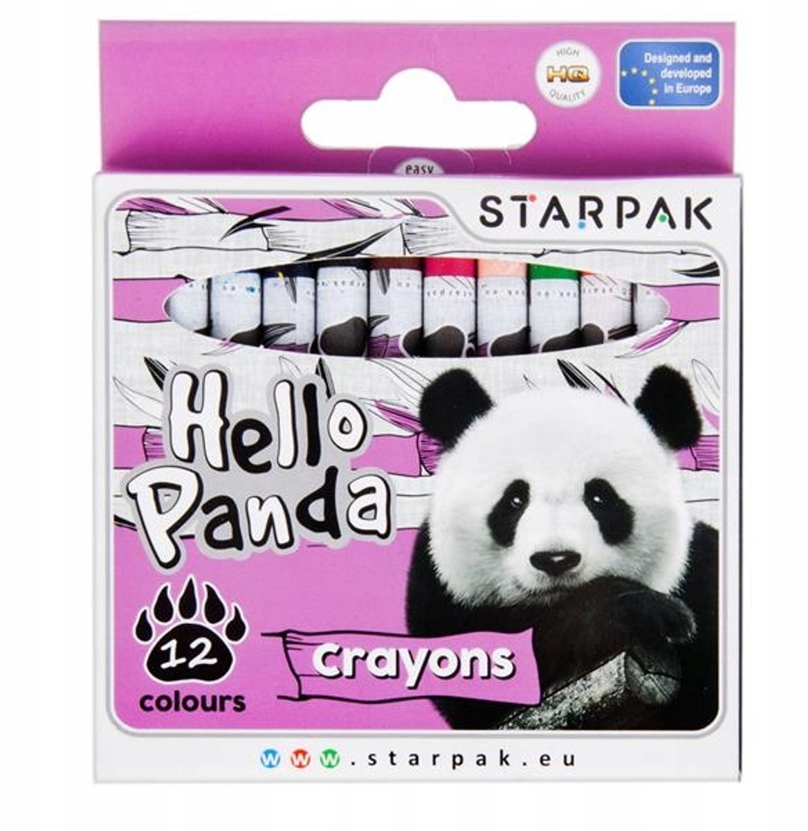 Starpak Panda Wash Scootjes - 12 levendige kleuren