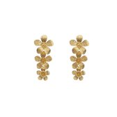 Statement oorbellen - Bloemetjes - Lineaire oorbellen - Bloemen