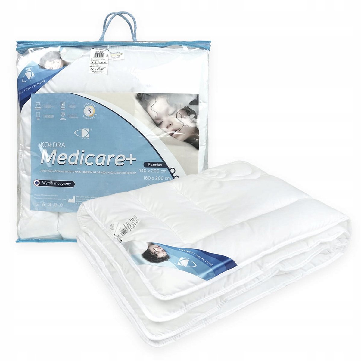 Kindertjes Dekbed Kikker MEDICARE 100x135 - Antiallergisch & Wasbaar