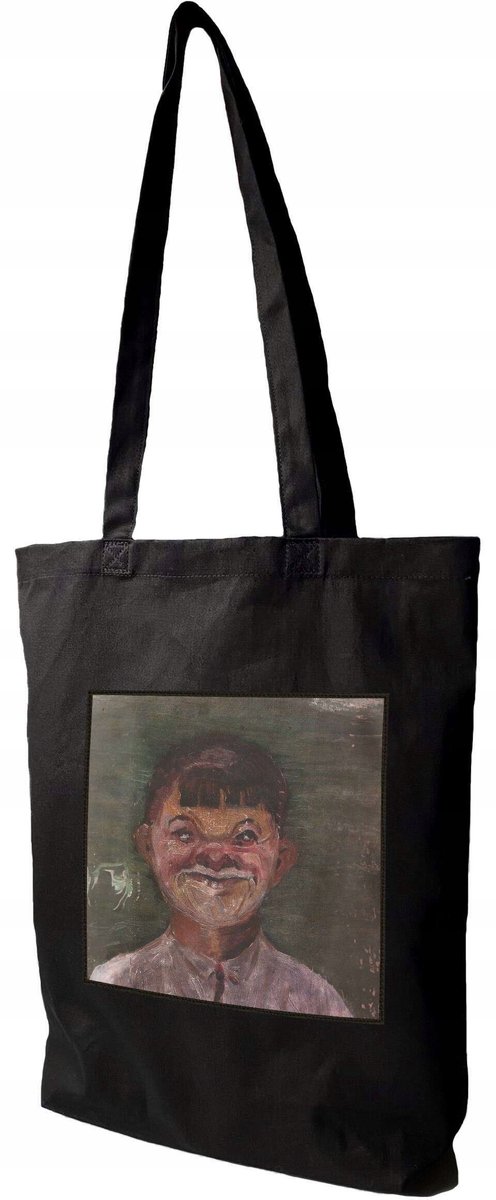 Shopper Tas met Witkacy Portretprint - Canvas, 38x41cm