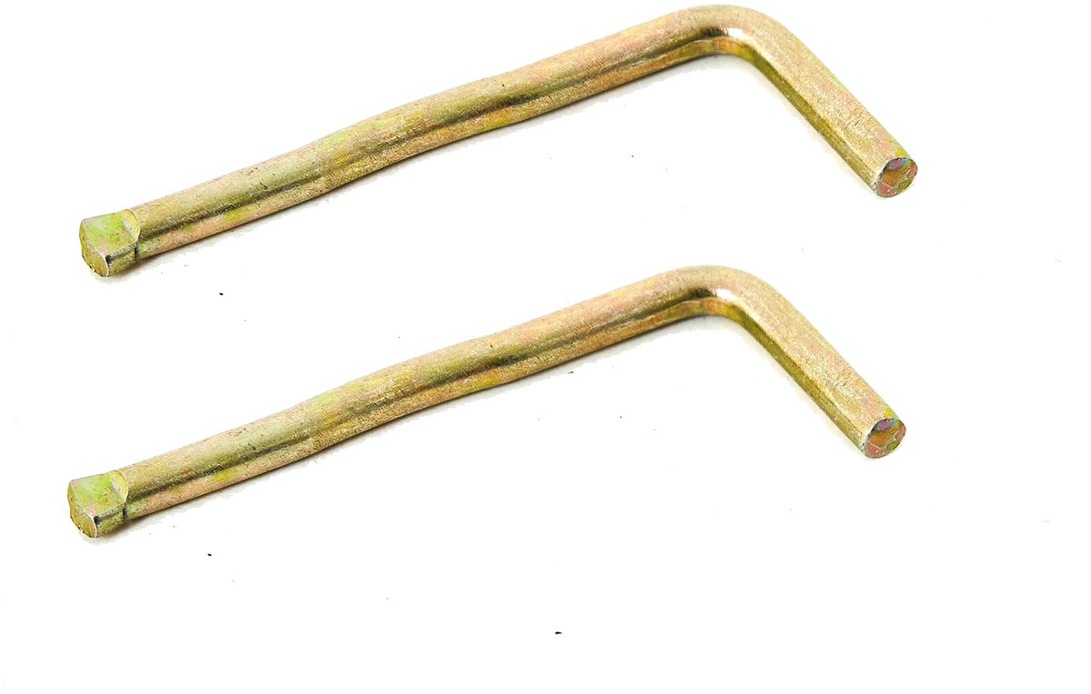 BW® 2x borgpen voor Fuel Canister Metalen Benzineblik - Jerrycan - 2 stuks - Gemaakt in Europa