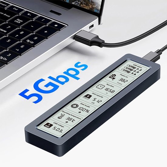 M 2 NVMe-behuizing met USB-connectiviteit voor verbeterd gegevensbeheer M 2 NVMe-behuizing met USB-connectiviteit voor verbeterd gegevensbeheer