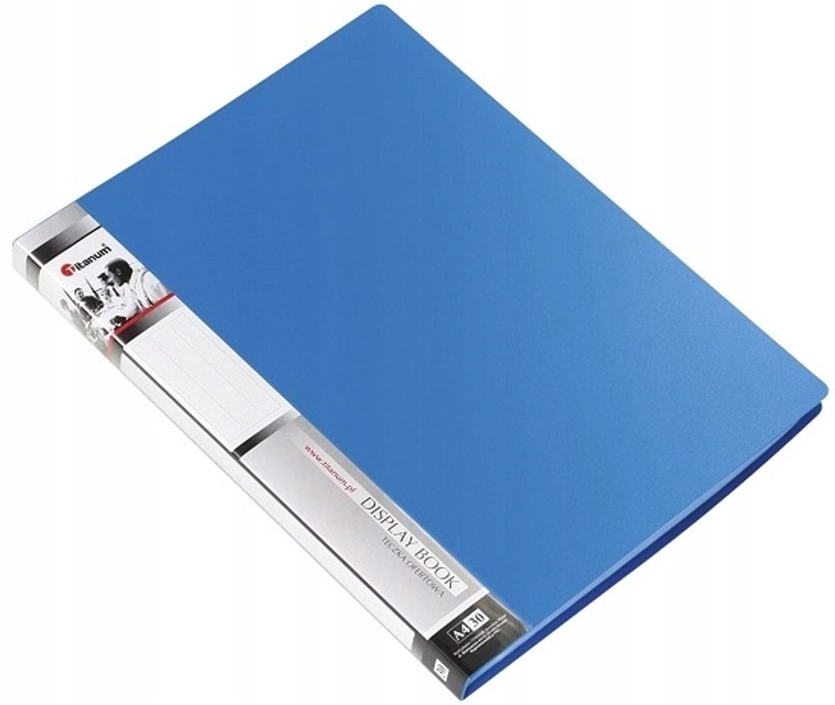 Titanum A4 Organizer Map met 30 Hoezen - Blauw