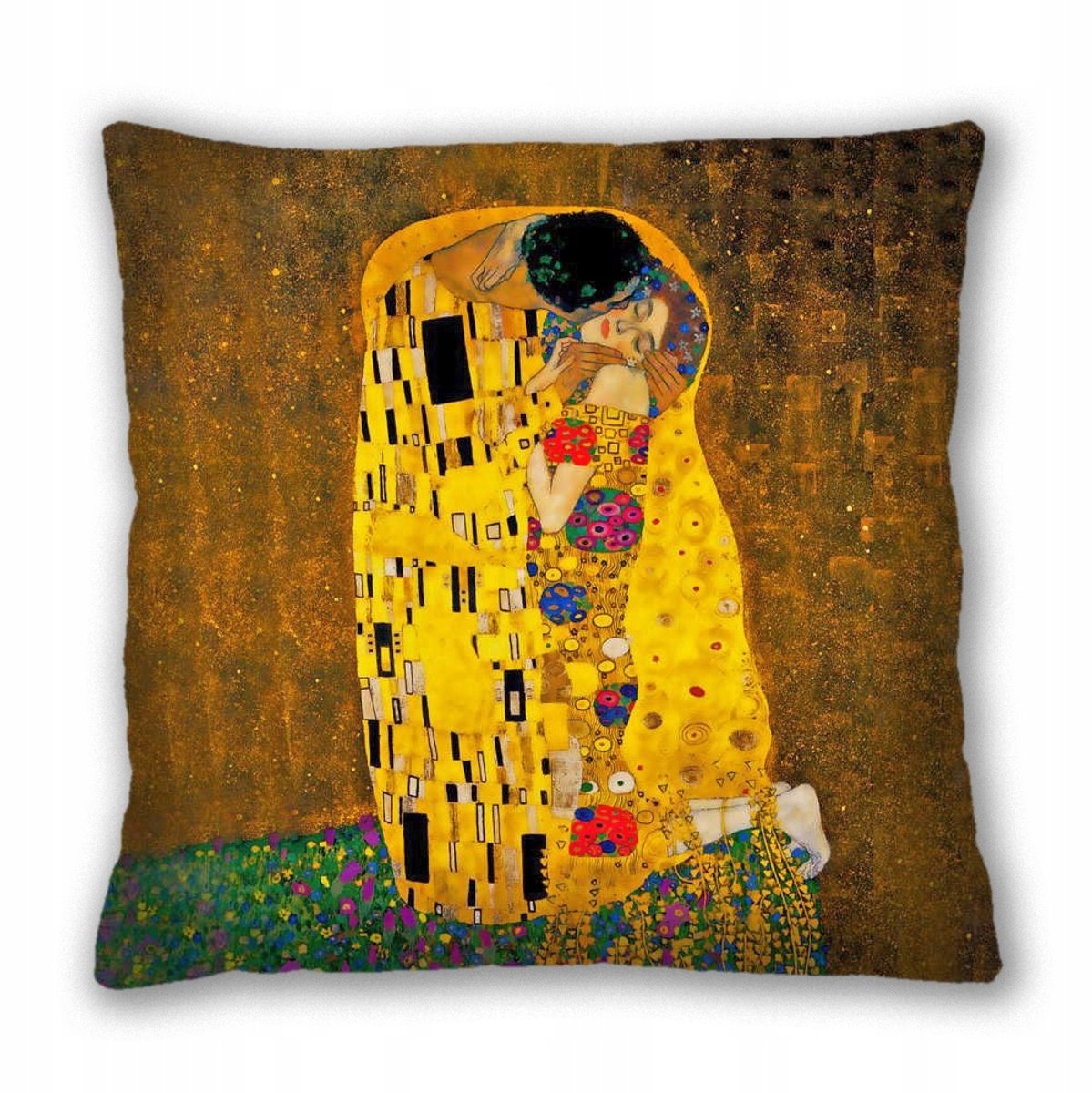 Decoratief kussen 40x40cm met Gustav Klimt 'De Kus' print