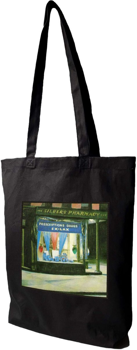 Shopper Tas Edward Hopper Print - Ruim & Stijlvol