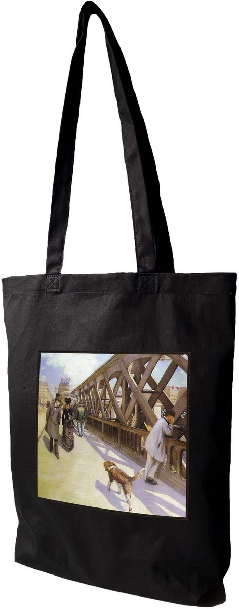 Shopper Tas met "Europa Brug" Print - Stijlvol & Praktisch