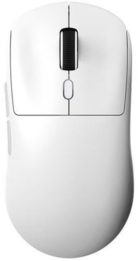 APO Electronics® - Draadloze Gaming Muis - 64g - Ultralicht - 1000 Hz Polling Rate - Oplaadbare 500 mAh Batterij - Ice-Feel Coating – Wit