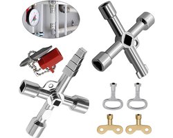 Lexium Ontluchtingssleutel - Ontluchtingssleutel voor radiator - Lucht - Verwarming - Luchtverwijderaar - Ontluchtingsset - Installateurs Ontluchtingssleutel Voor Radiator - Radiator Ontluchten