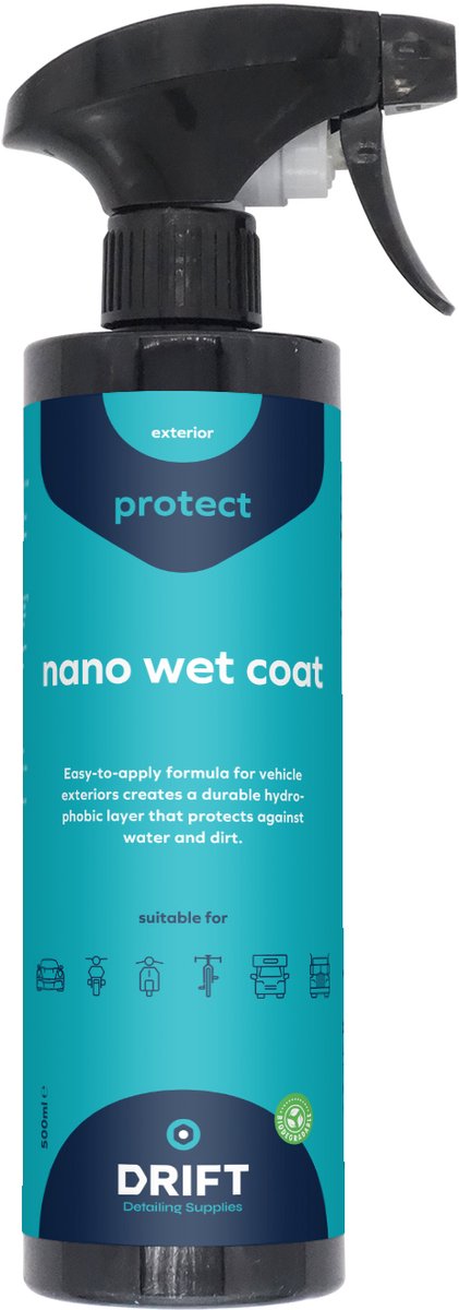 Nano Wet Coat - Car Detailing - Spraywax voor Auto/Motor - 500ML