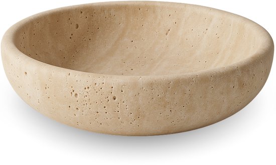 Travertin schaal Solis, Ø 20 cm