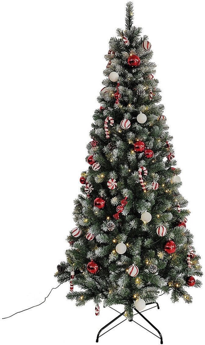 Atlanta LED kerstboom met versiering en verlichting 183cm