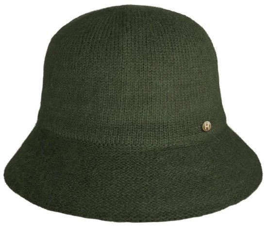 Chapeau cloche d'hiver pour femme Highland House of Ord - Cape Town - Taille : ML : 58 cm - Moss