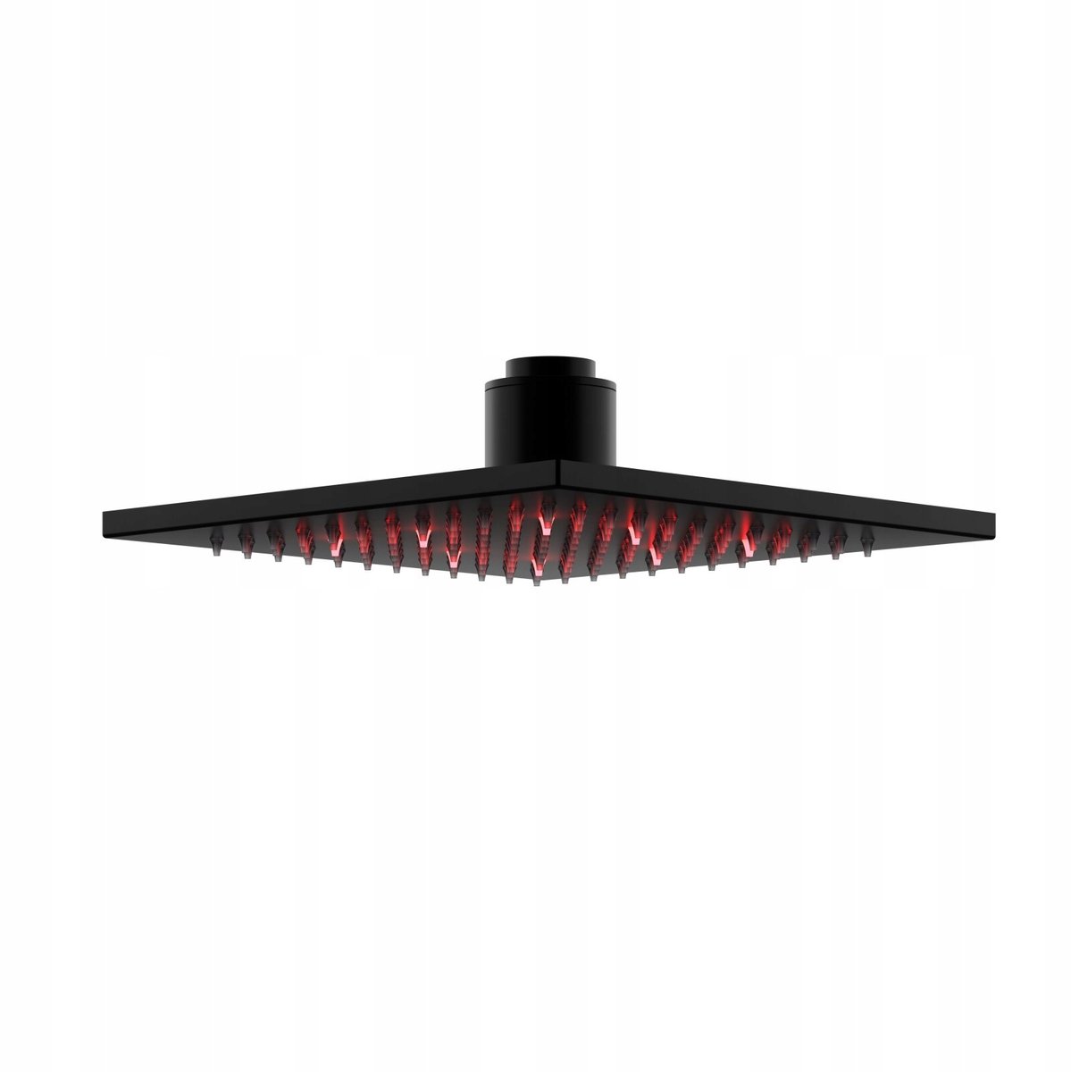 Corsan ANGO LED Douchekop Zwart Vierkant - Luxe en Modern