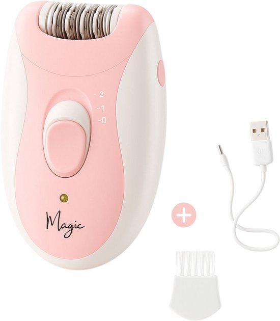 Magic - Epileerapparaat - Epilady - Ladyshave - Ontharing - Epilator - Epileermachine - 2 standen - Roze