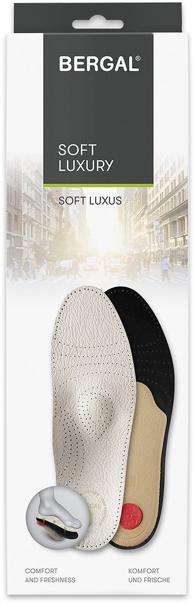 Bergal Soft Luxury | Inlegzolen | Ondersteuning | Maat: 36 t/m 48