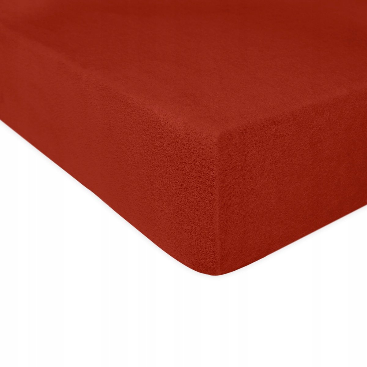 Hoeslaken Frottier 220x200cm Bordo - Poolse kwaliteit