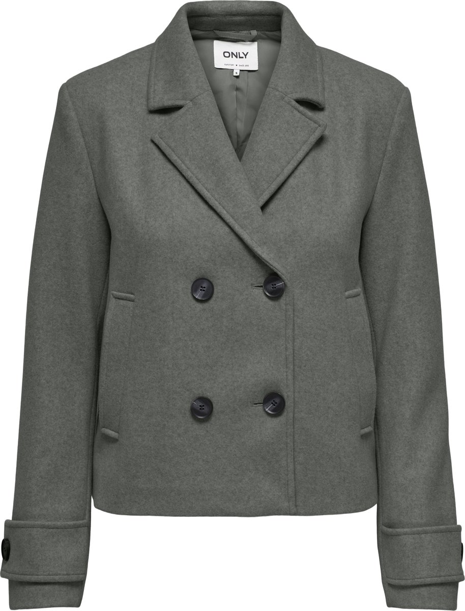 ONLY - ONLFREJA SHORT DB JACKET OTW NOOS - Dames - Gewatteerde jassen