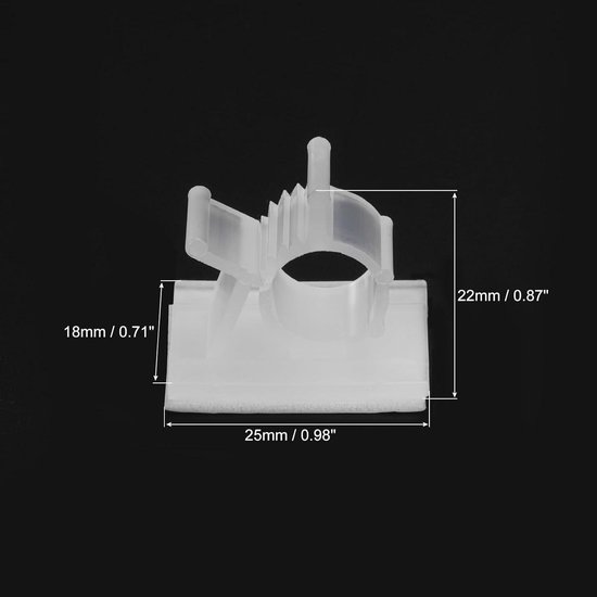 Kabelclips Set Van 50 Stuks 8 10 Mm Zelfklevend Verstelbare kabelclips-set-van-50-stuks-8-10-mm-zelfklevend-verstelbare