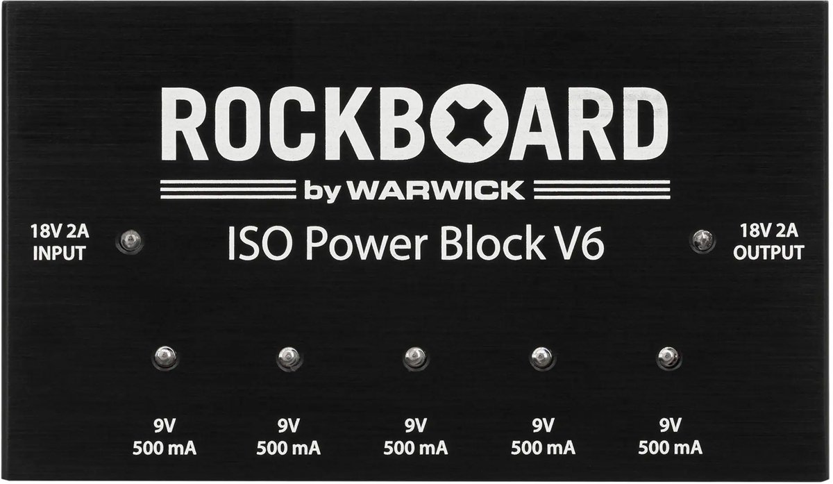 Rockboard ISO Power Block V6 - Voedingseenheid voor effect-units