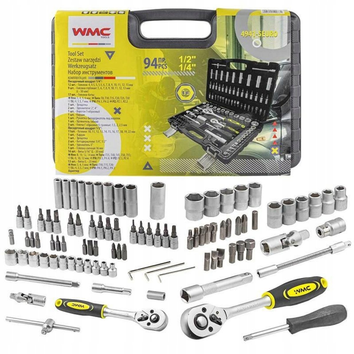 WMC 51379 Gereedschapset 94 Delig