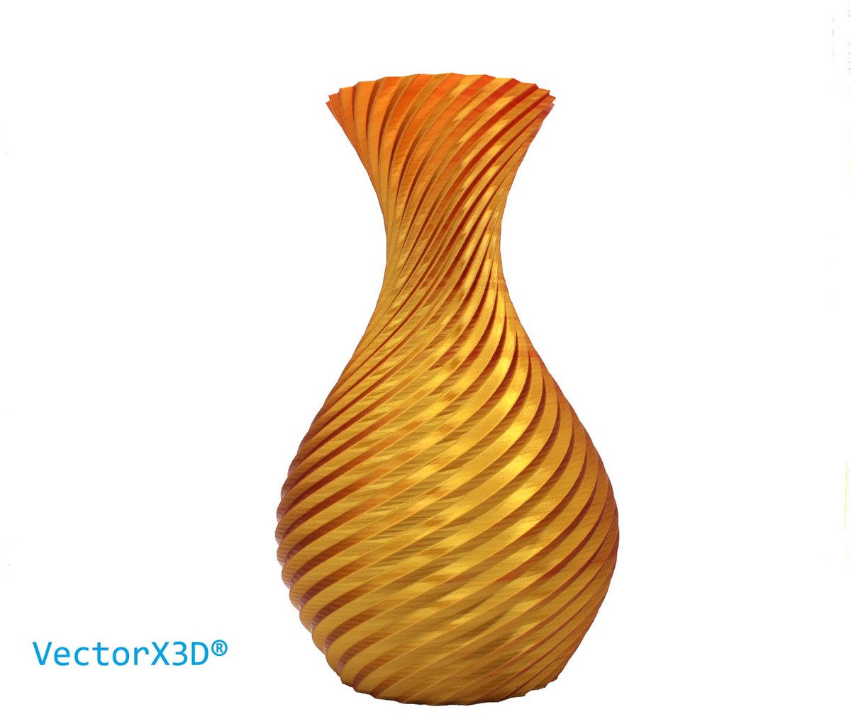 Kioto Vaas "Grand Prix" 32cm - Milieuvriendelijk - Uniek - 100% Waterdicht - Home Deco - Professionele 3D Print - Huis Decoratie - Kerst Cadeau Geschenk VectorX3D®