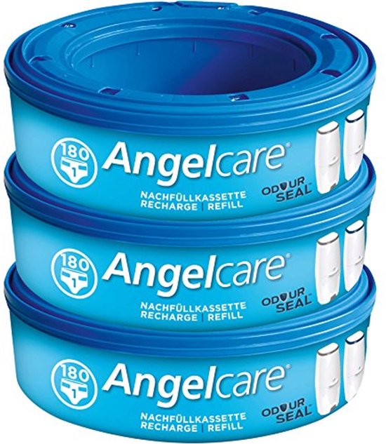 Navulverpakkingen voor luieremmers compatibel met Angelcare. (9 zakjes Navulverpakkingen voor luieremmers compatibel met Angelcare. (9 zakjes